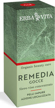Carica l'immagine nel visualizzatore di Gallery, Erbavita REMEDIA crema viso pelli impure