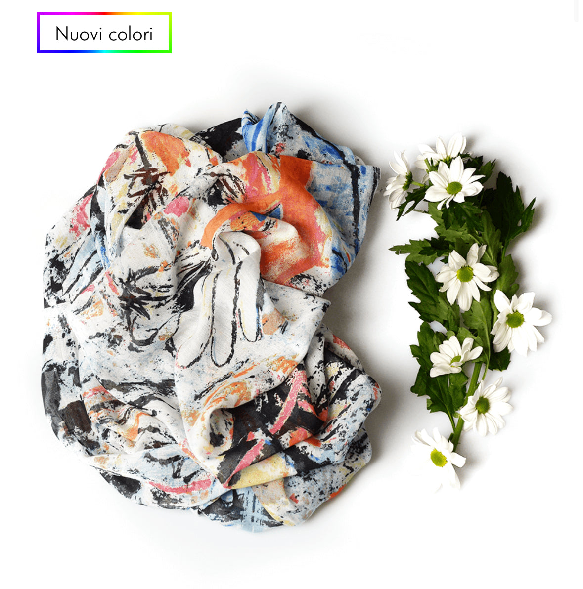 Foulard chagall bianco