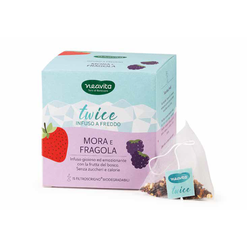 Neavita - Twice Mora & Fragola Infuso a freddo in filtroscrigno