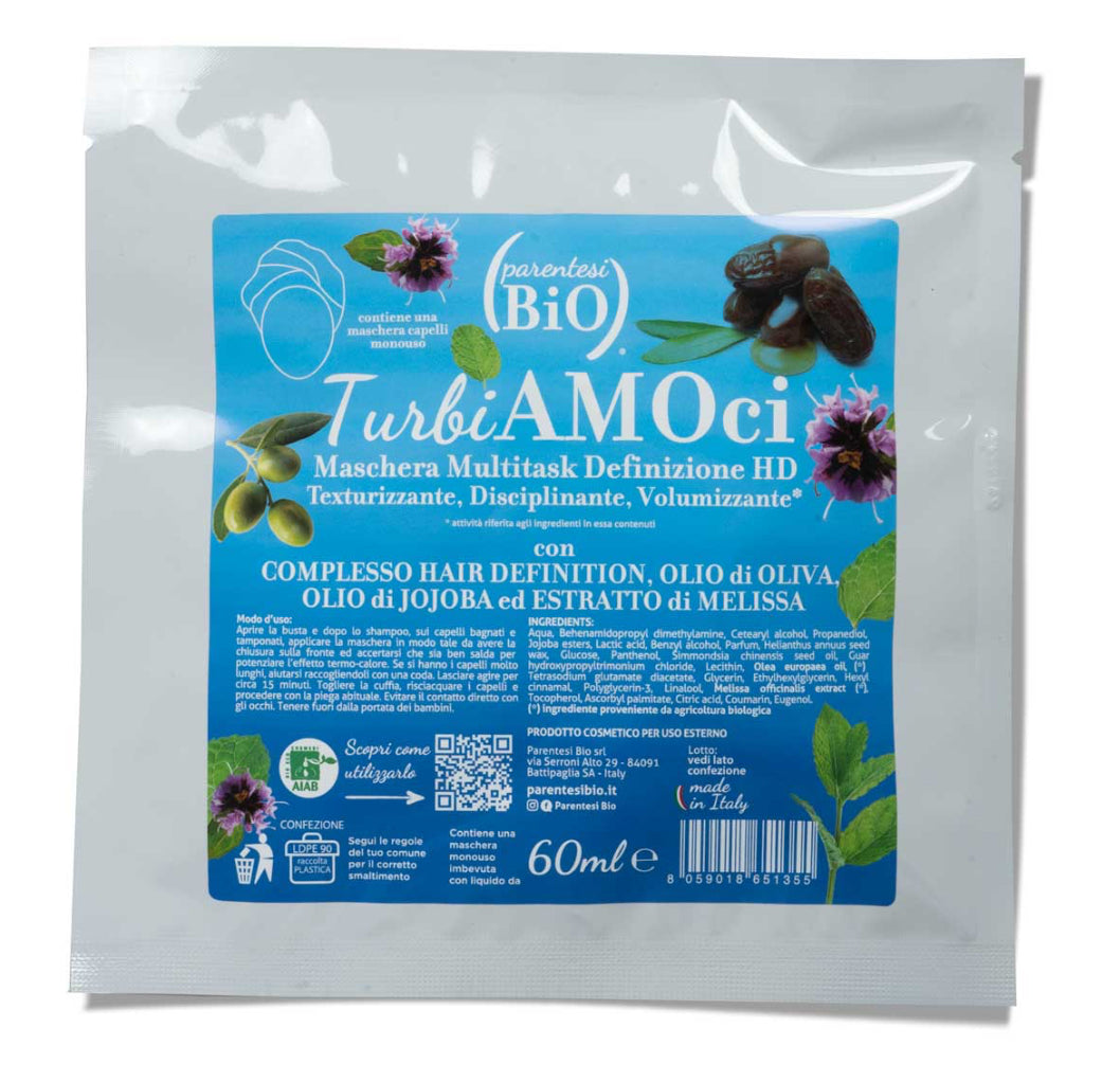 TURBIAMOCI – MASCHERA CAPELLI MONOUSO