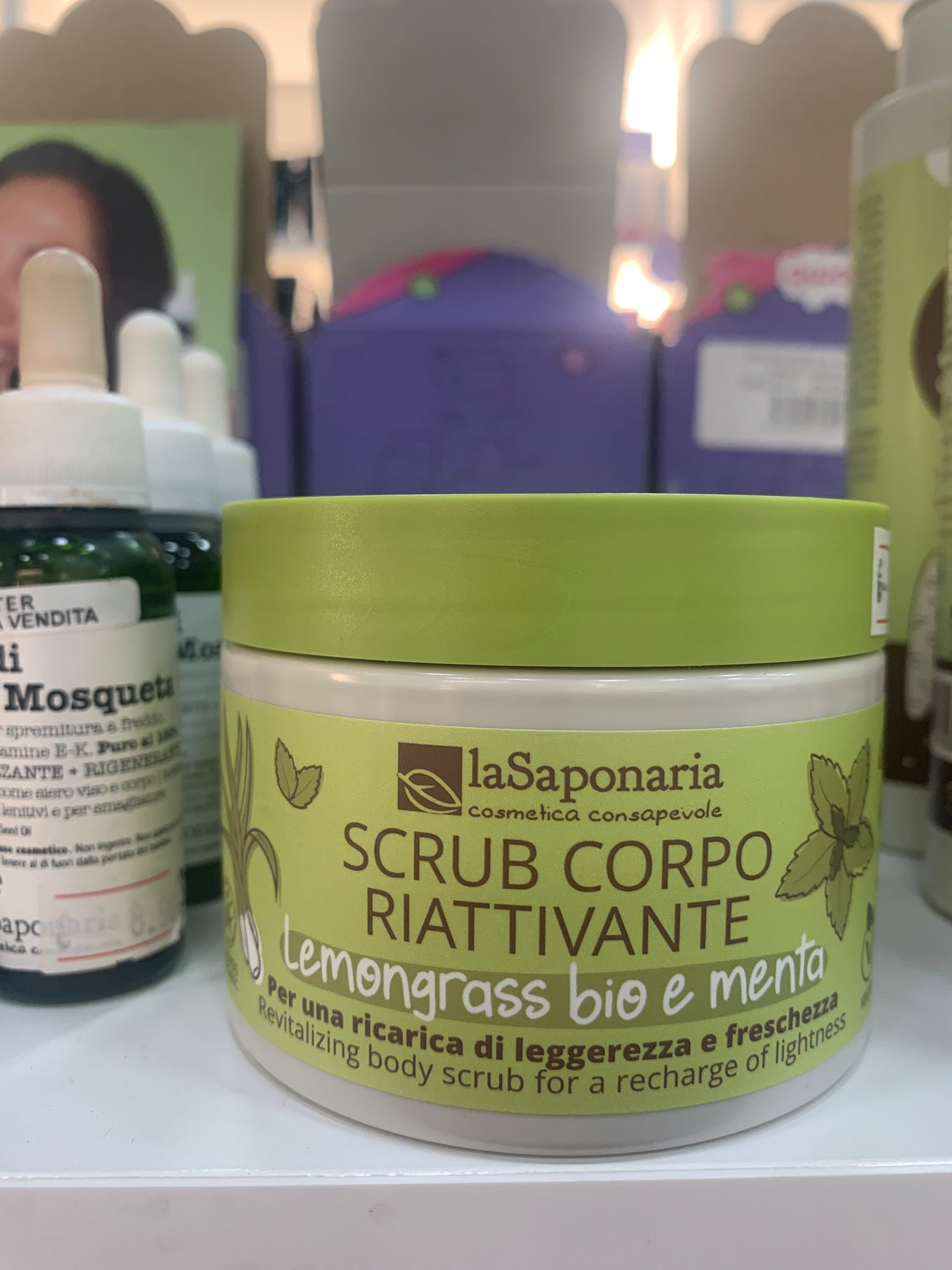 Scrub lemongrass e menta