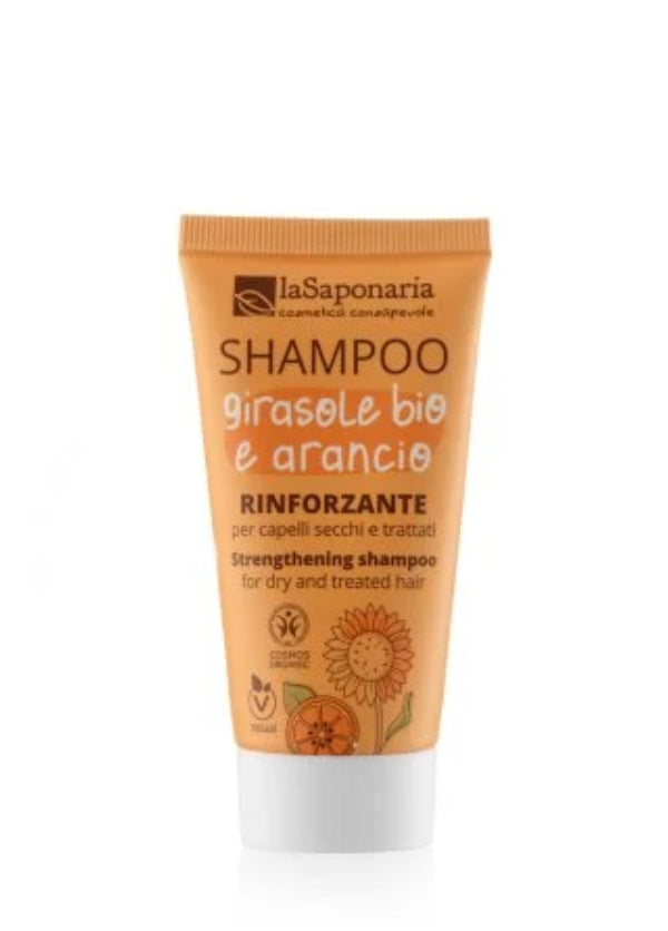 Travel Size - Shampoo rinforzante Girasole bio e Arancio