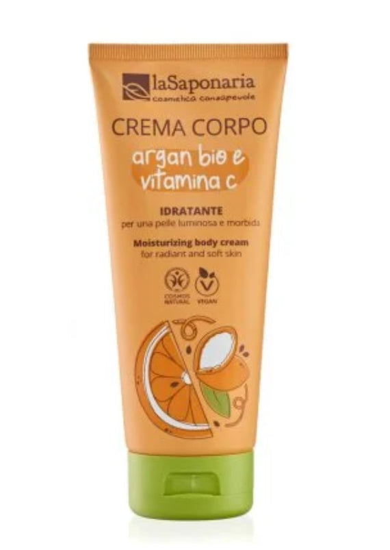 Crema Corpo Idratante              Argan bio e Vitamina C