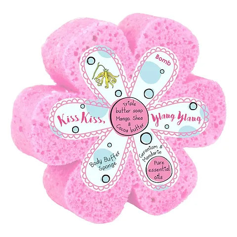 Spugna Di Sapone Al Triplo Burro – Kiss Kiss, Ylang Ylang - Bomb Co