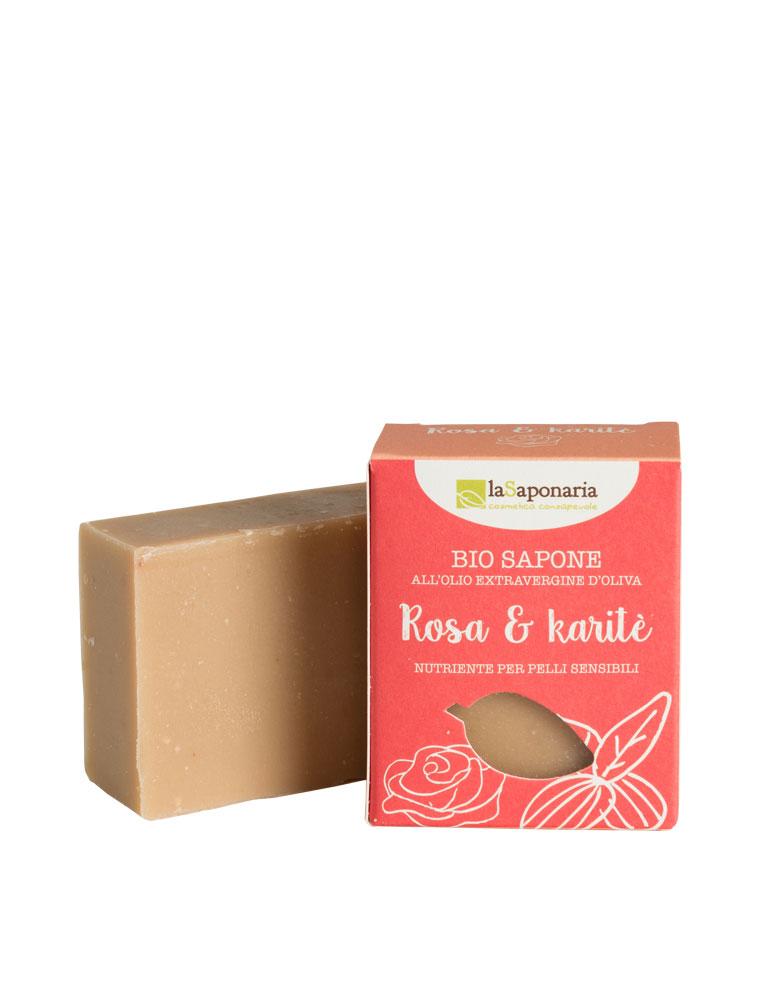 Sapone rosa e burro di karitè